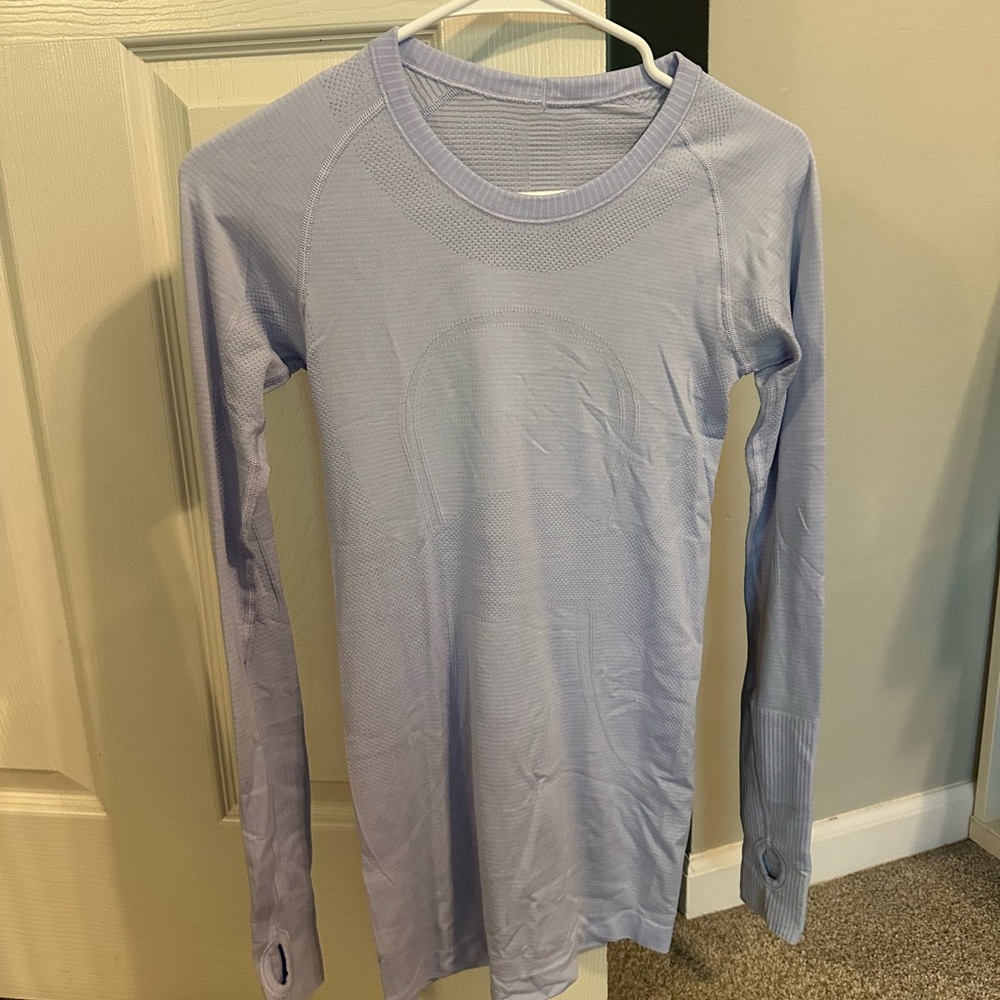 Light Purple Lululemon Long Sleeve Top